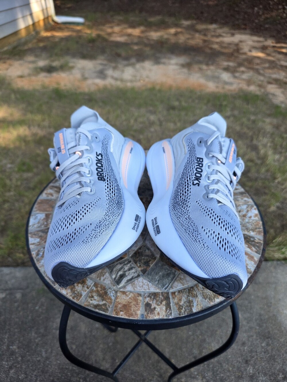 Brooks Adrenaline GTS 25 1204431B032 Grey Running Shoes Women Size 8.5 B Worn 1x - Picture 5 of 9